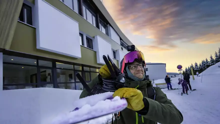 skieur heureux chez VTF