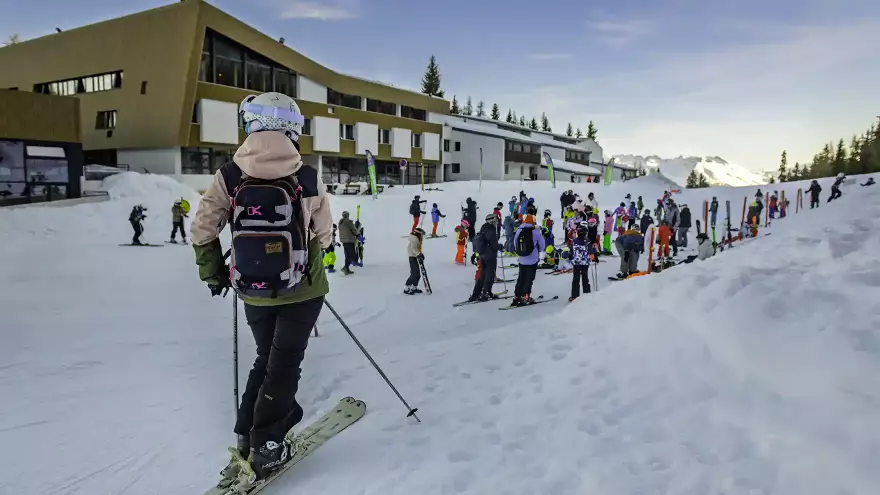 skieur VTF Plagne Montalbert
