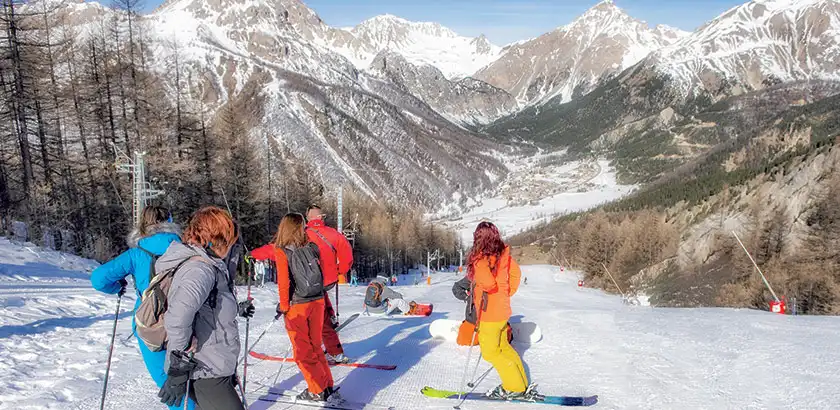 Skiing at Arvieux