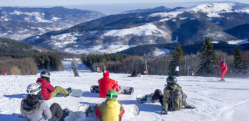 Skiing at Soultzeren